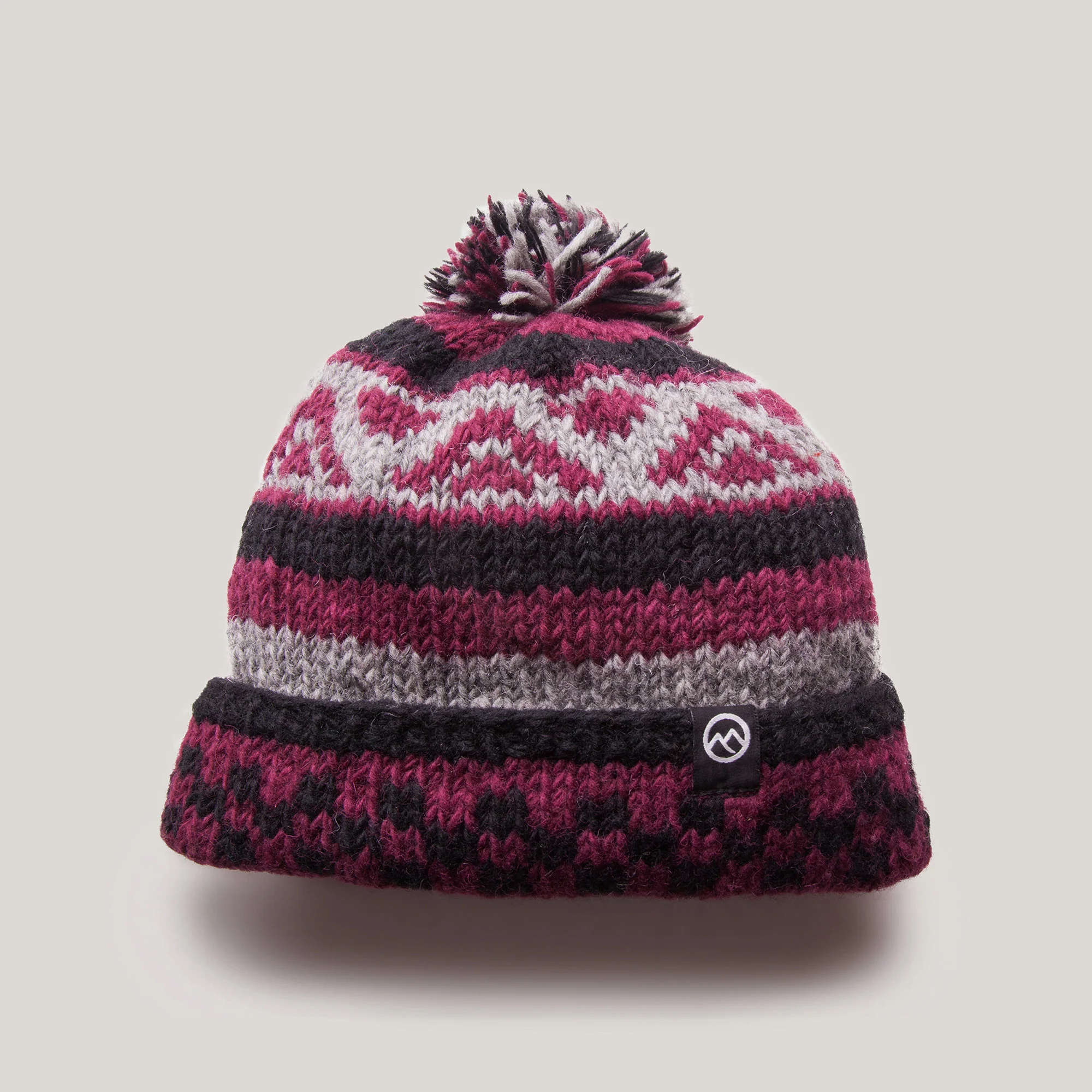 Everest Wool Beanie - Raspberry - Image 6