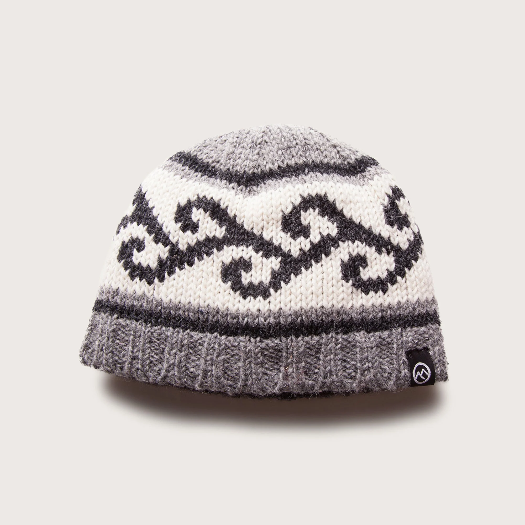 Koru Wool Beanie - Grey - Image 6