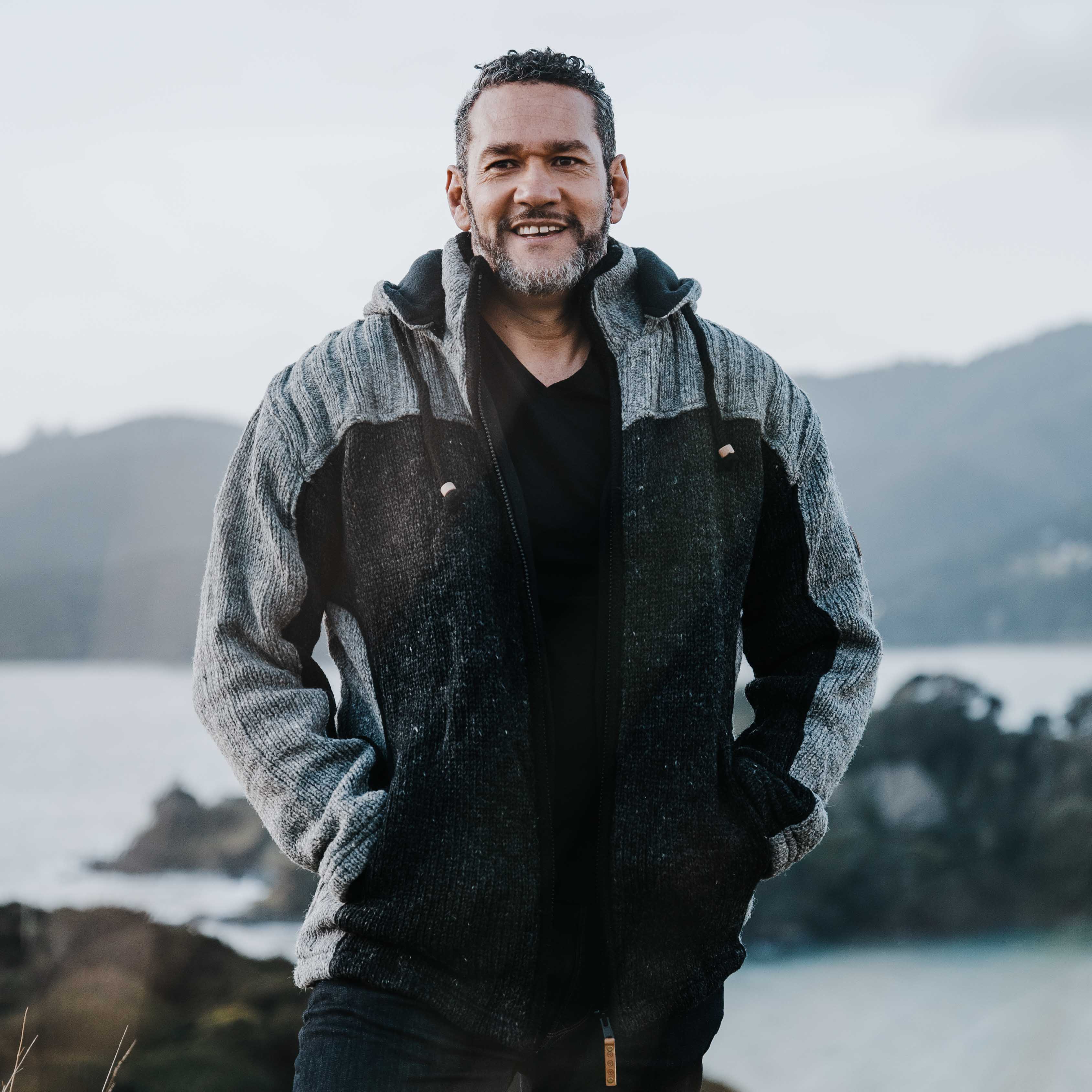 Men's Alpine NZ Wool Jacket - Charcoal - Image 6