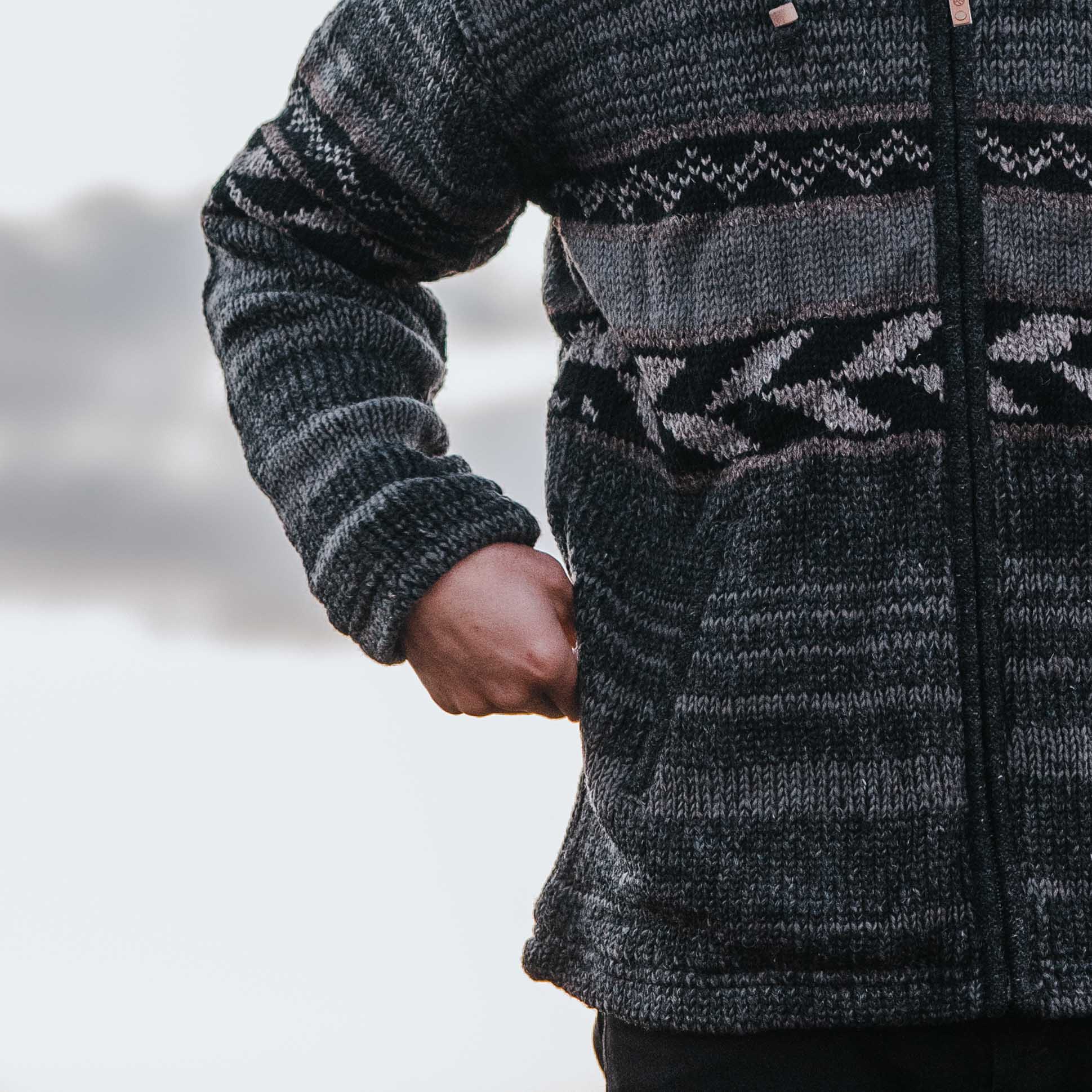 Men's Arrowtown NZ Wool Jacket - Image 4
