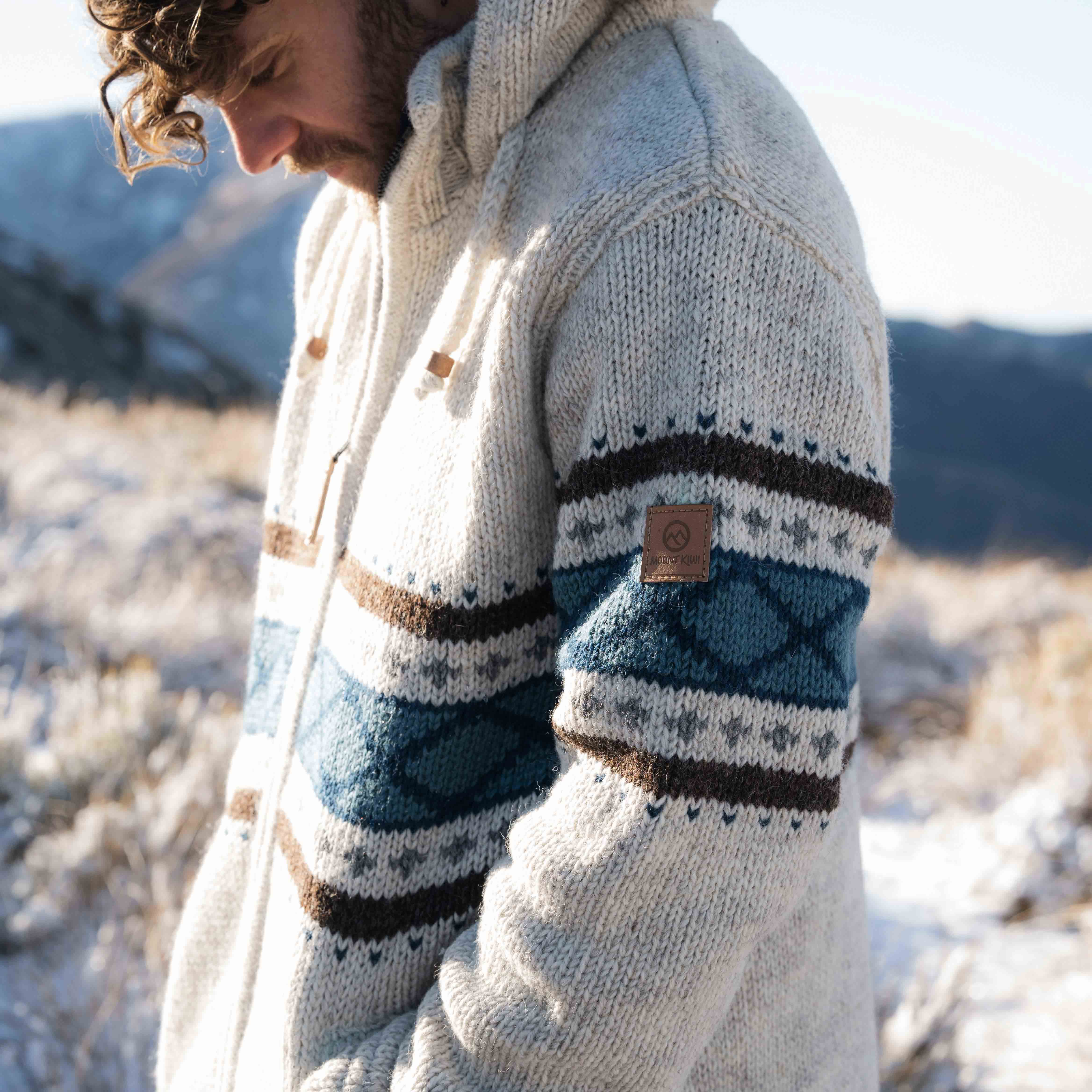 Men's Southern Alps NZ Wool Jacket - Image 4