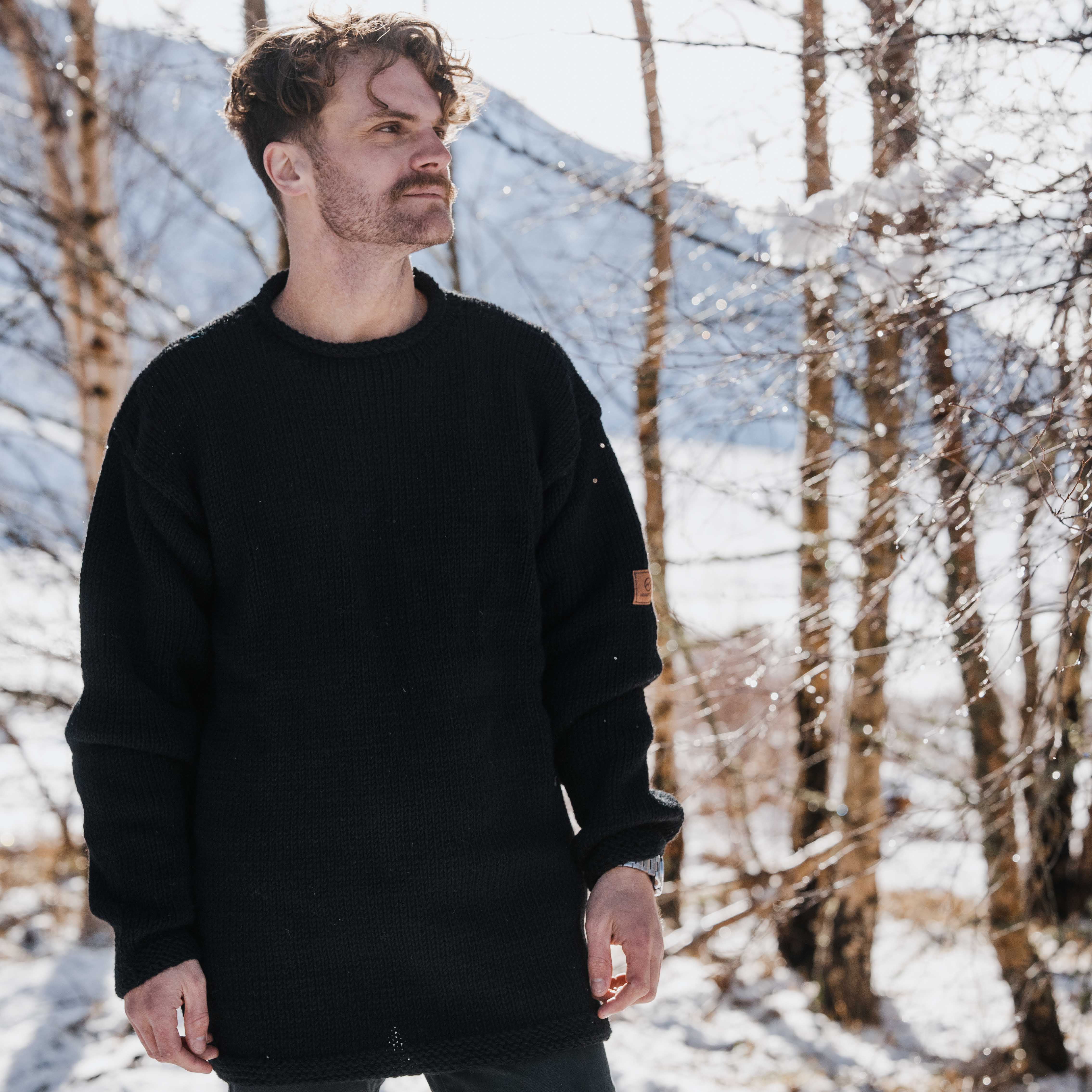 Men's Weekender NZ Wool Jersey - Black - Image 4