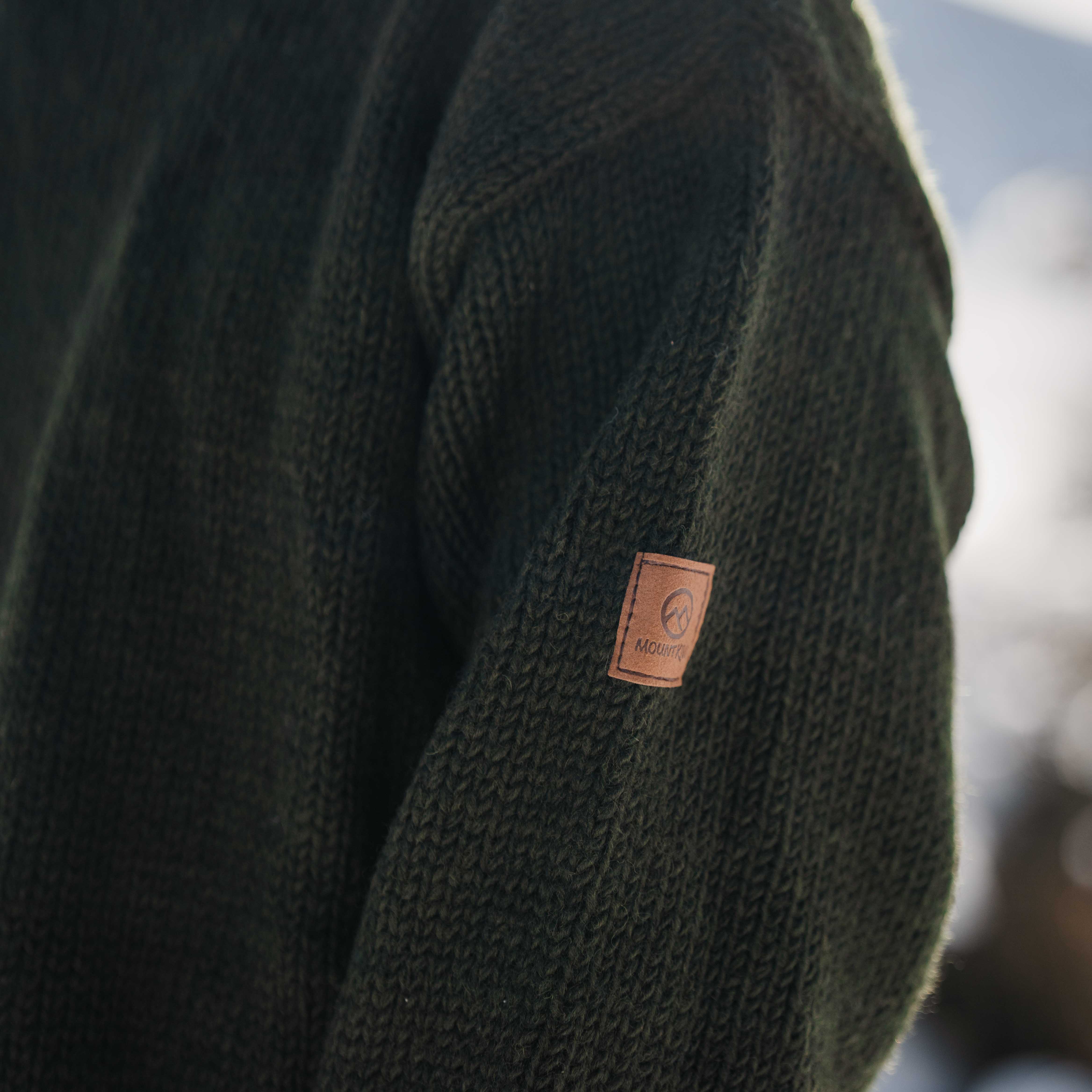 Men's Weekender NZ Wool Jersey - Forest Green - Image 4
