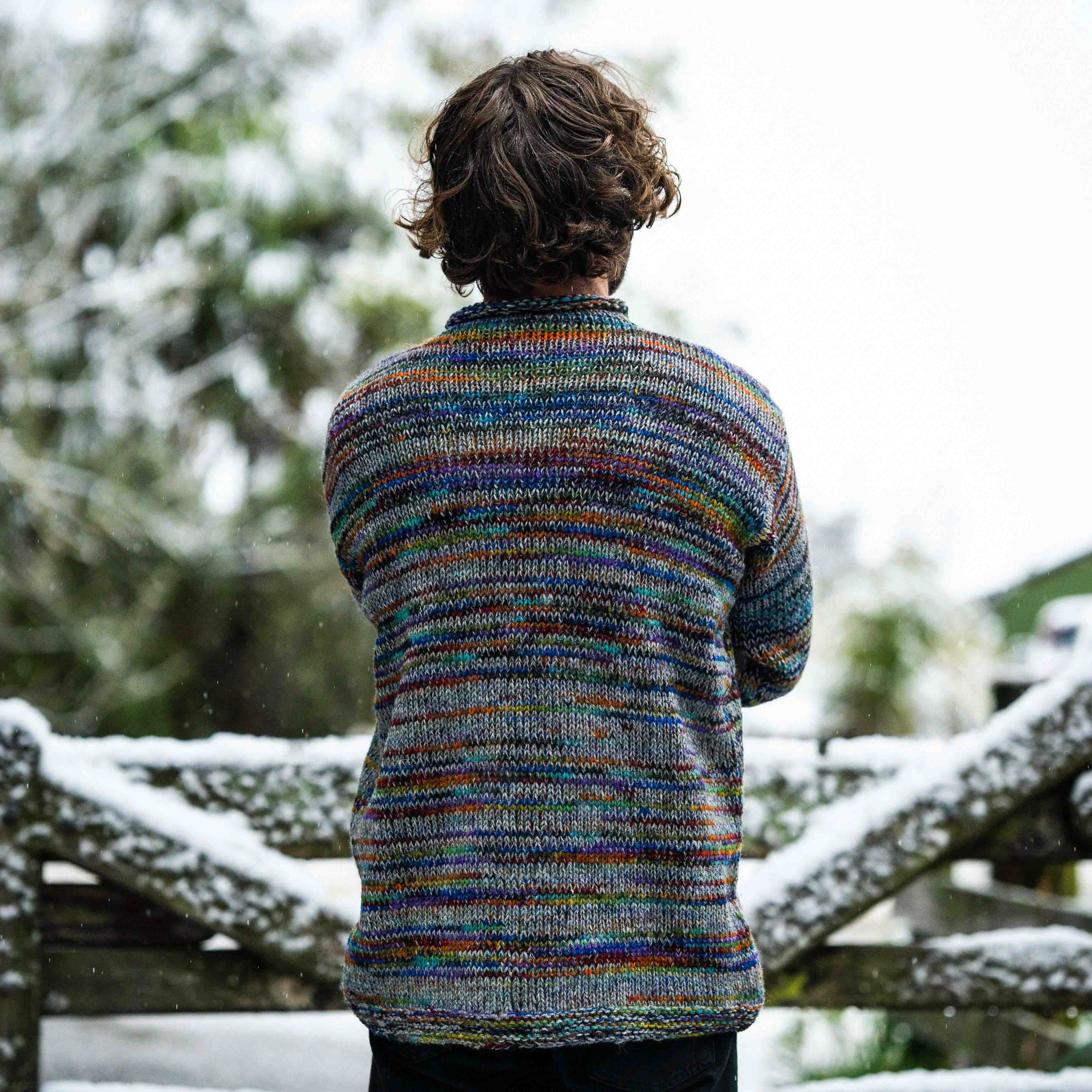 Men's Weekender NZ Wool Jersey - Multi Mix - Image 3