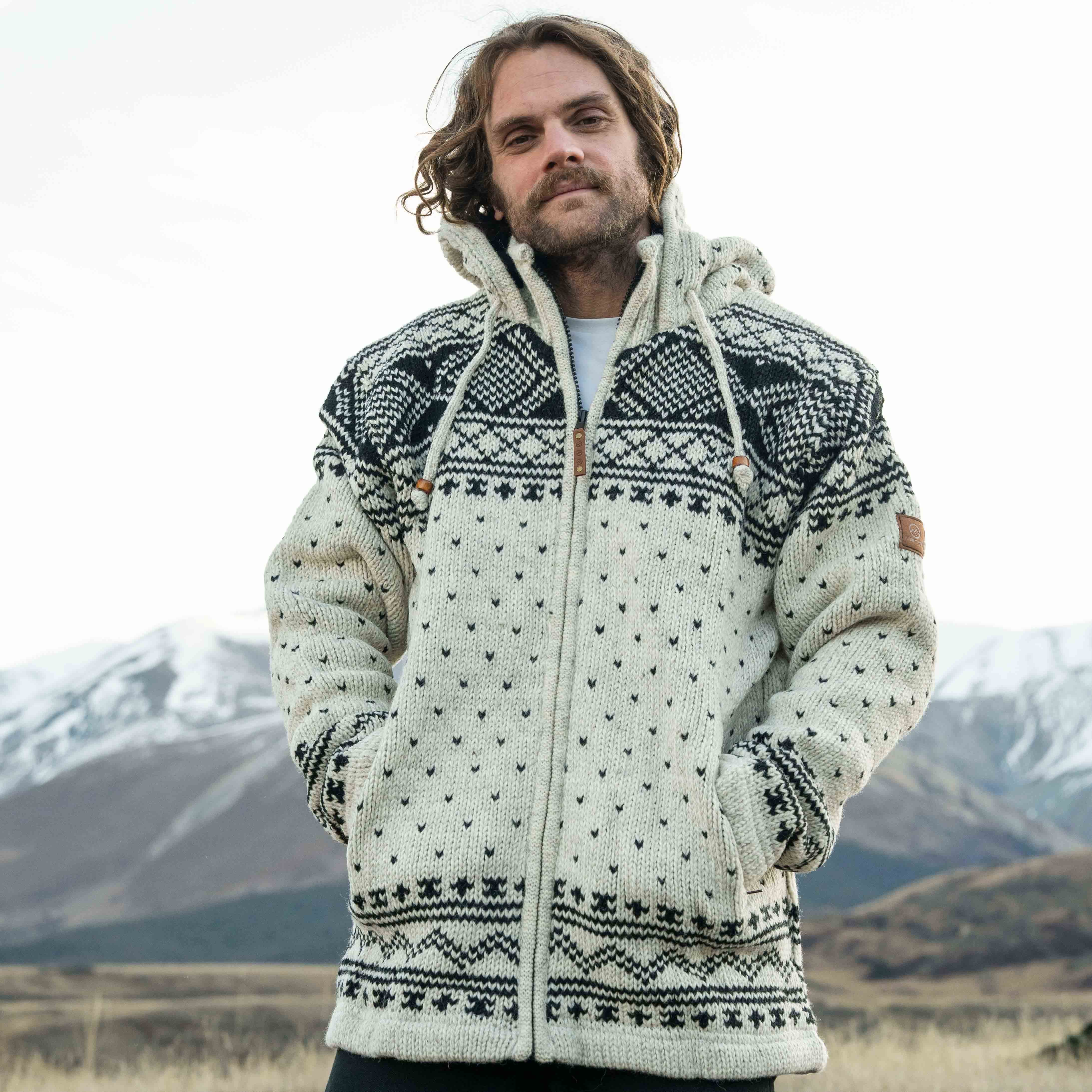 Men's Whistler NZ Wool Jacket - Oat - Image 3