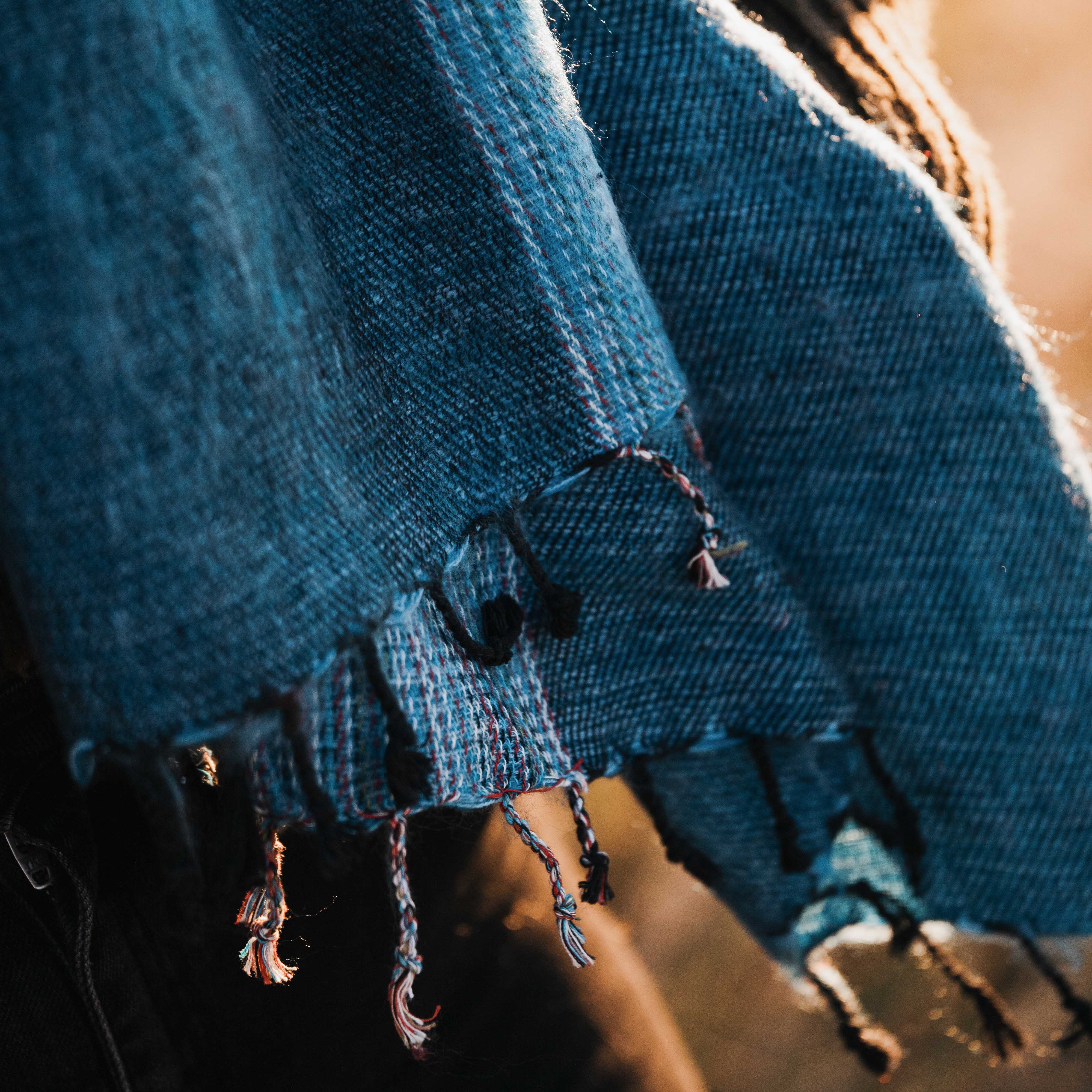 Sherpa Scarf/Shawl - Ocean - Image 5