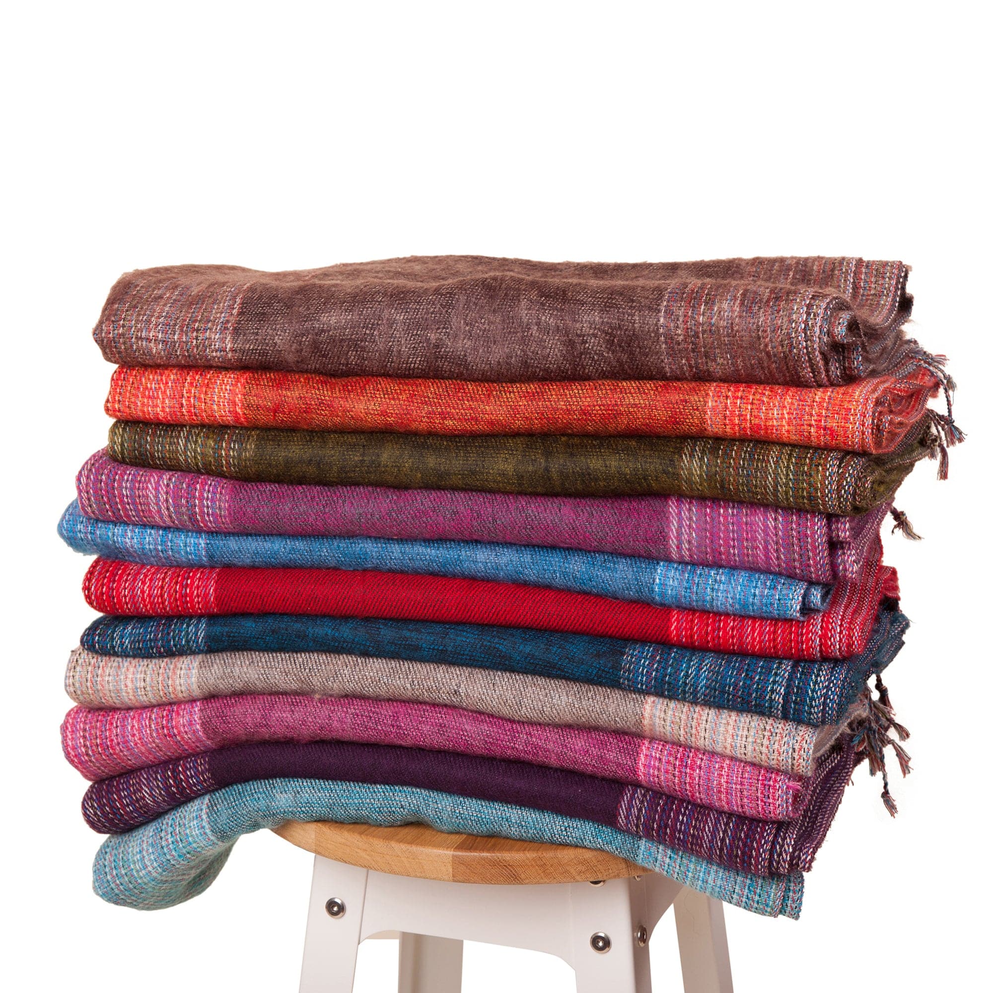 Sherpa Scarf/Shawl - Teal - Image 6