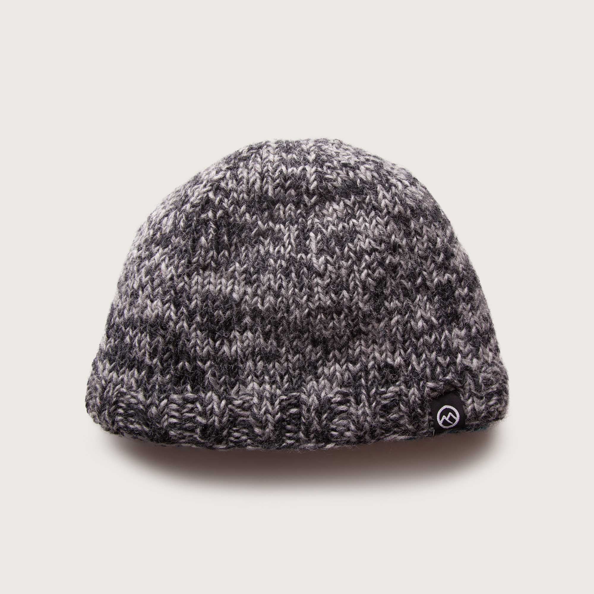 Sherpa Wool Beanie - Black - Image 5