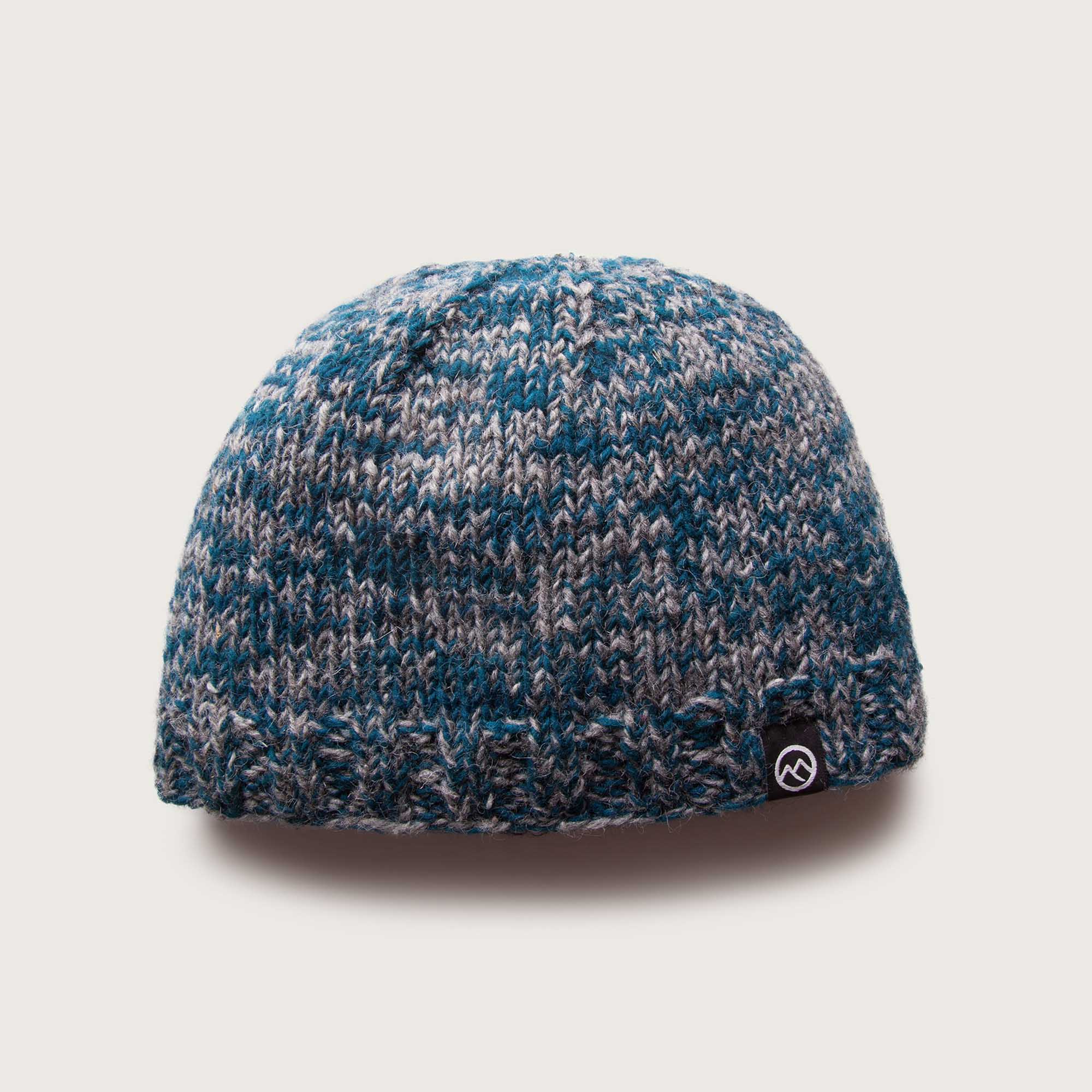 Sherpa Wool Beanie - Petrol - Image 5