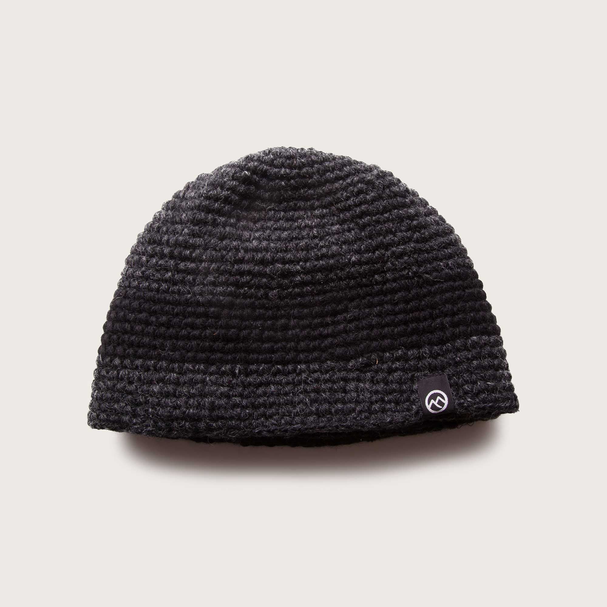 Tongariro Wool Beanie - Charcoal Black - Image 4