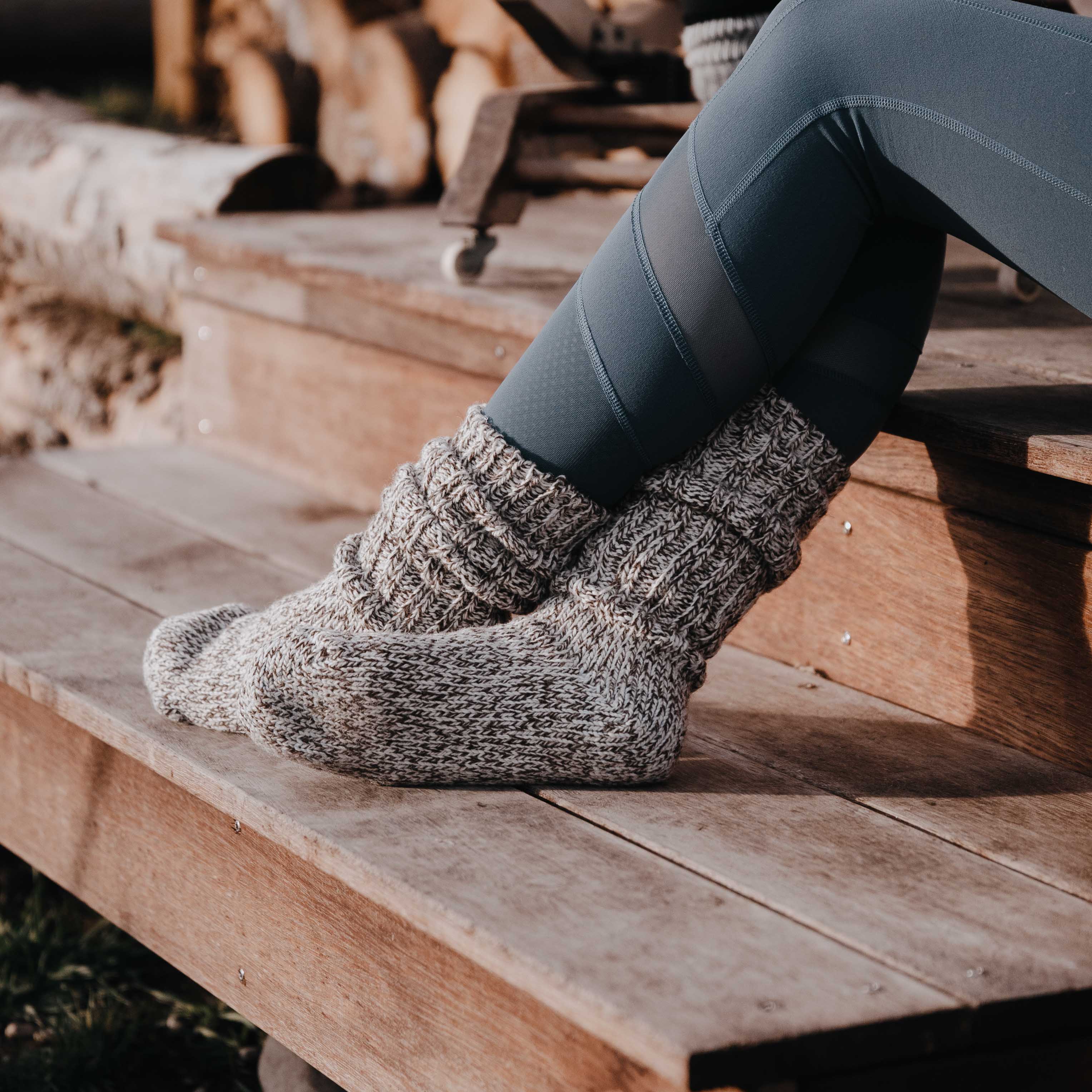 Unisex Wool Work Socks - 2 Pack - Image 5