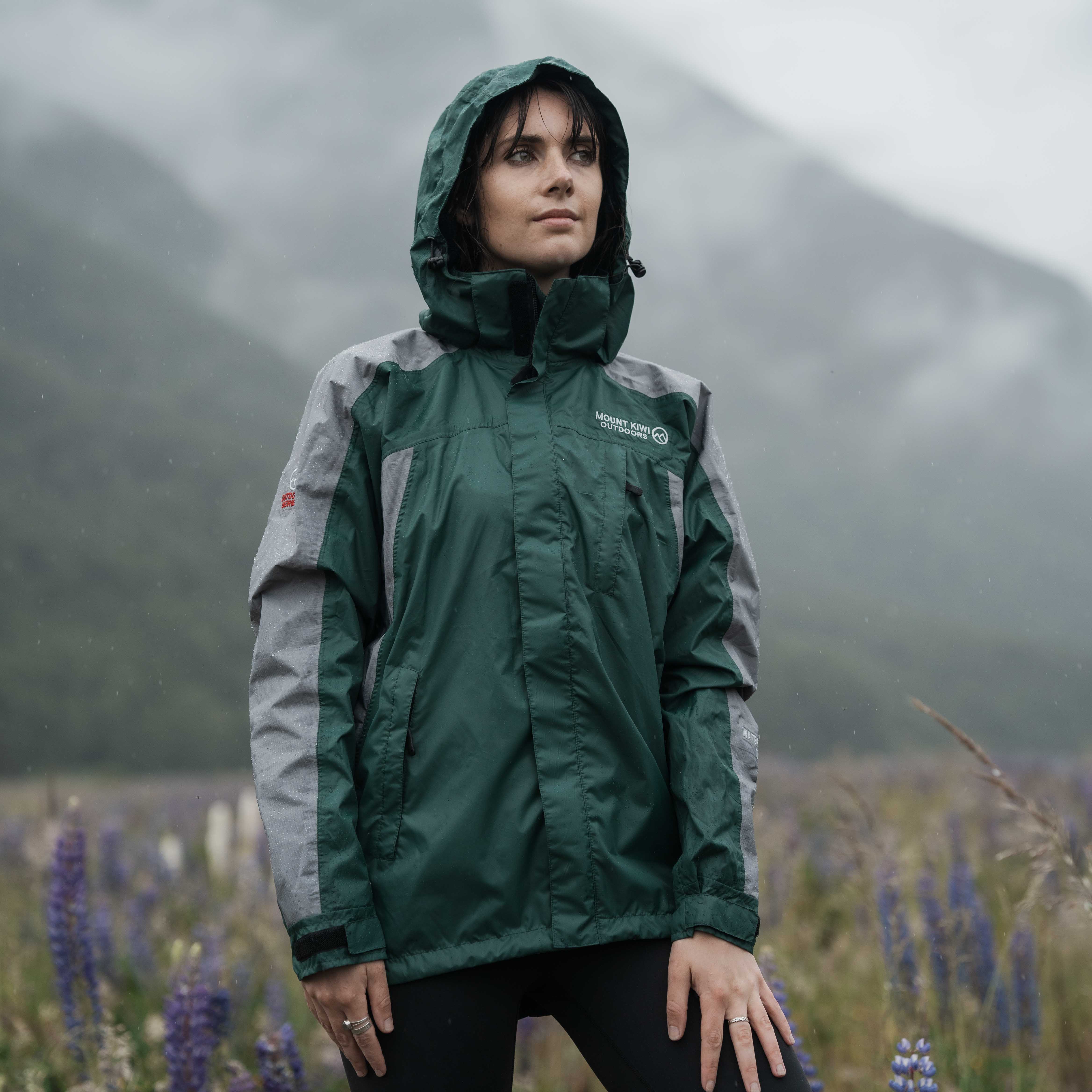 Ventura Waterproof Rain Jacket - Womens Green - Image 4