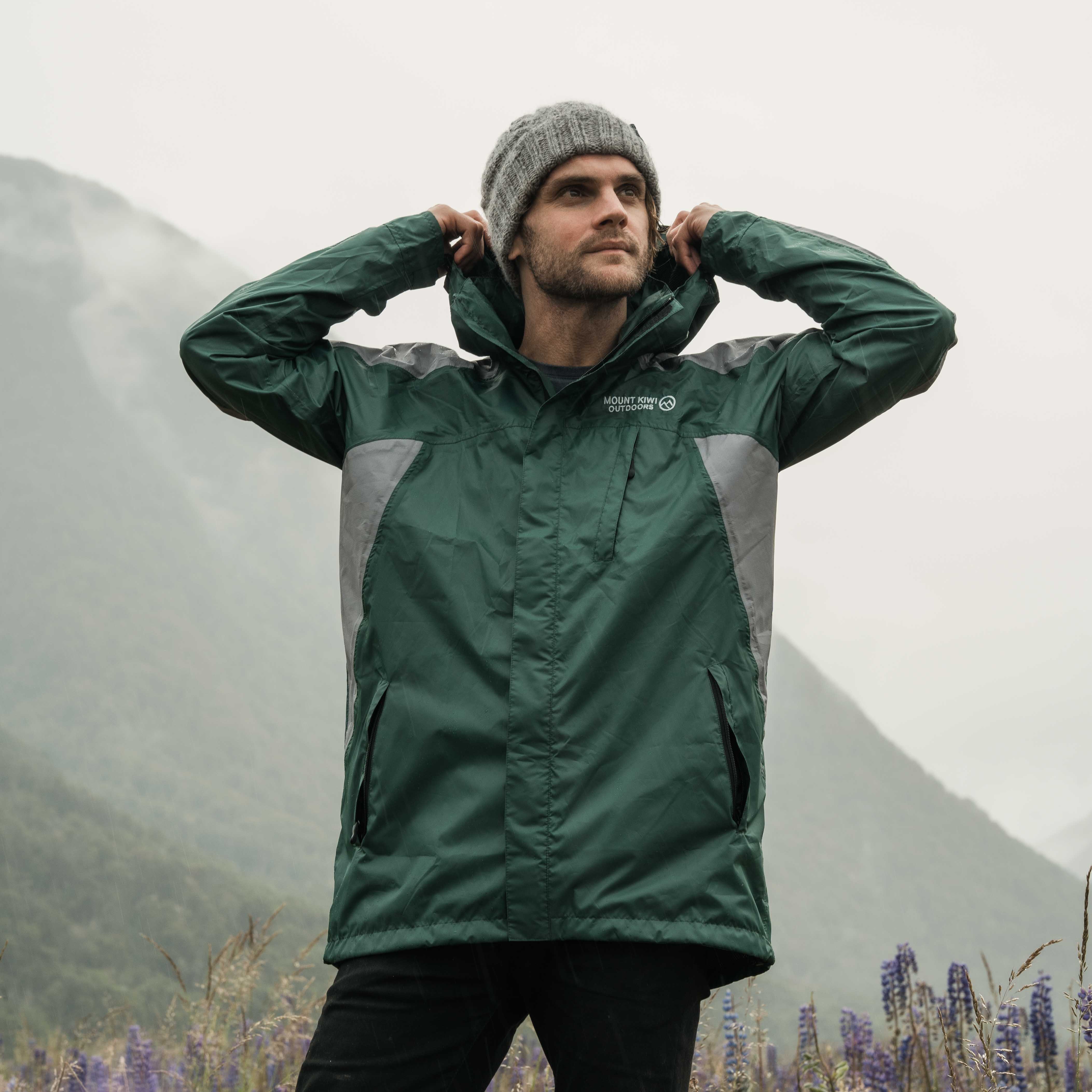Ventura Waterproof Rain Jacket - Men Green - Image 3