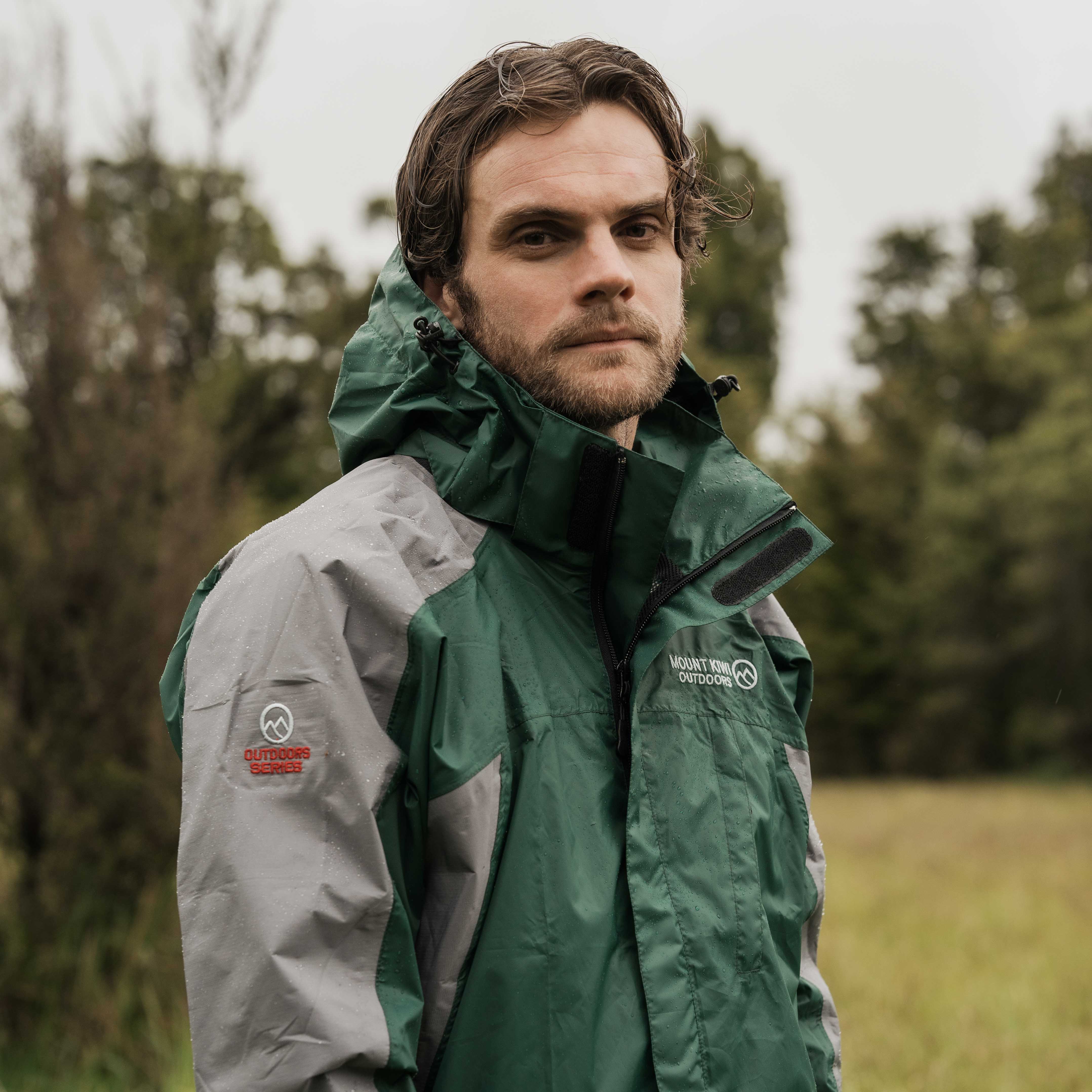 Ventura Waterproof Rain Jacket - Men Green - Image 6