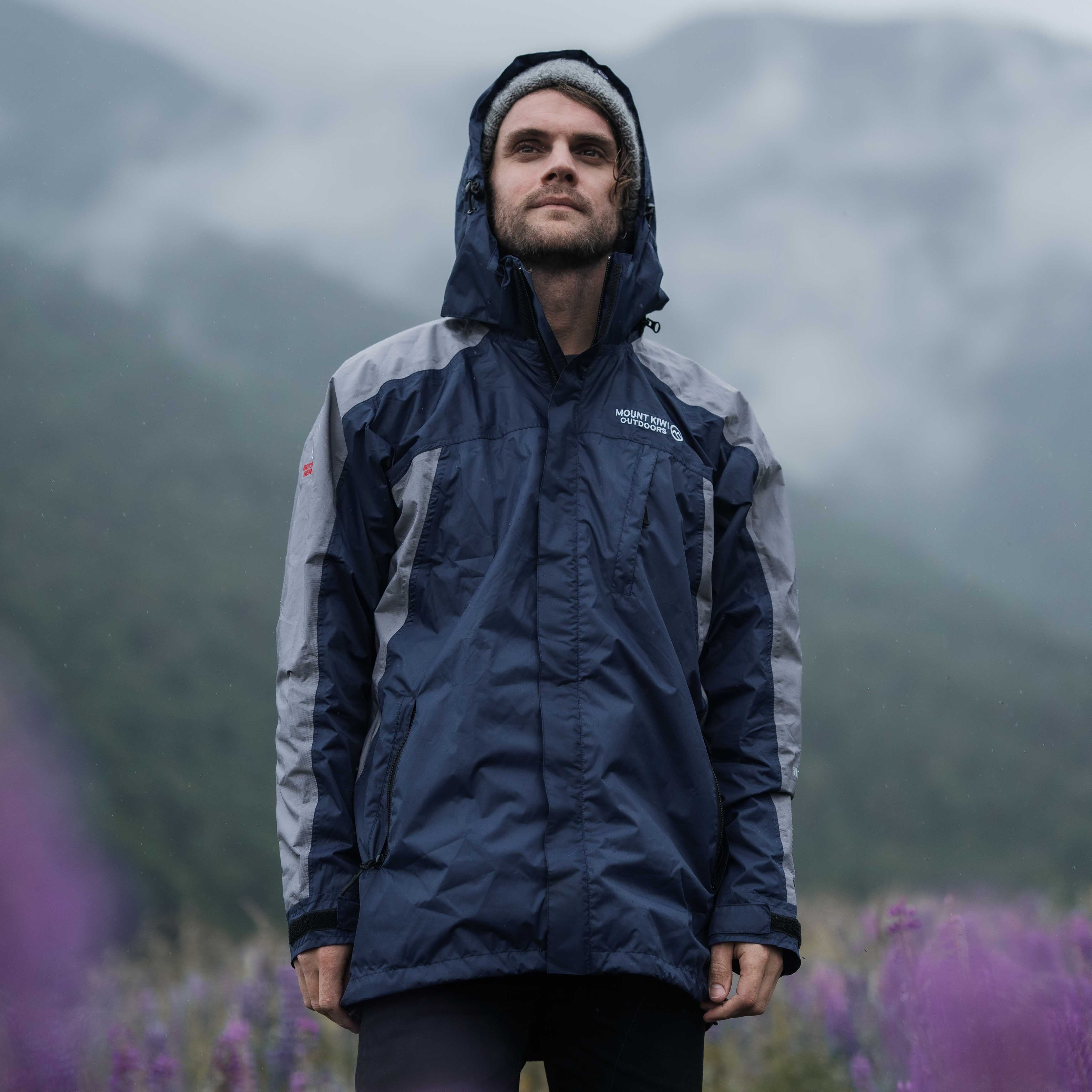 Ventura Waterproof Rain Jacket - Men Navy - Image 5