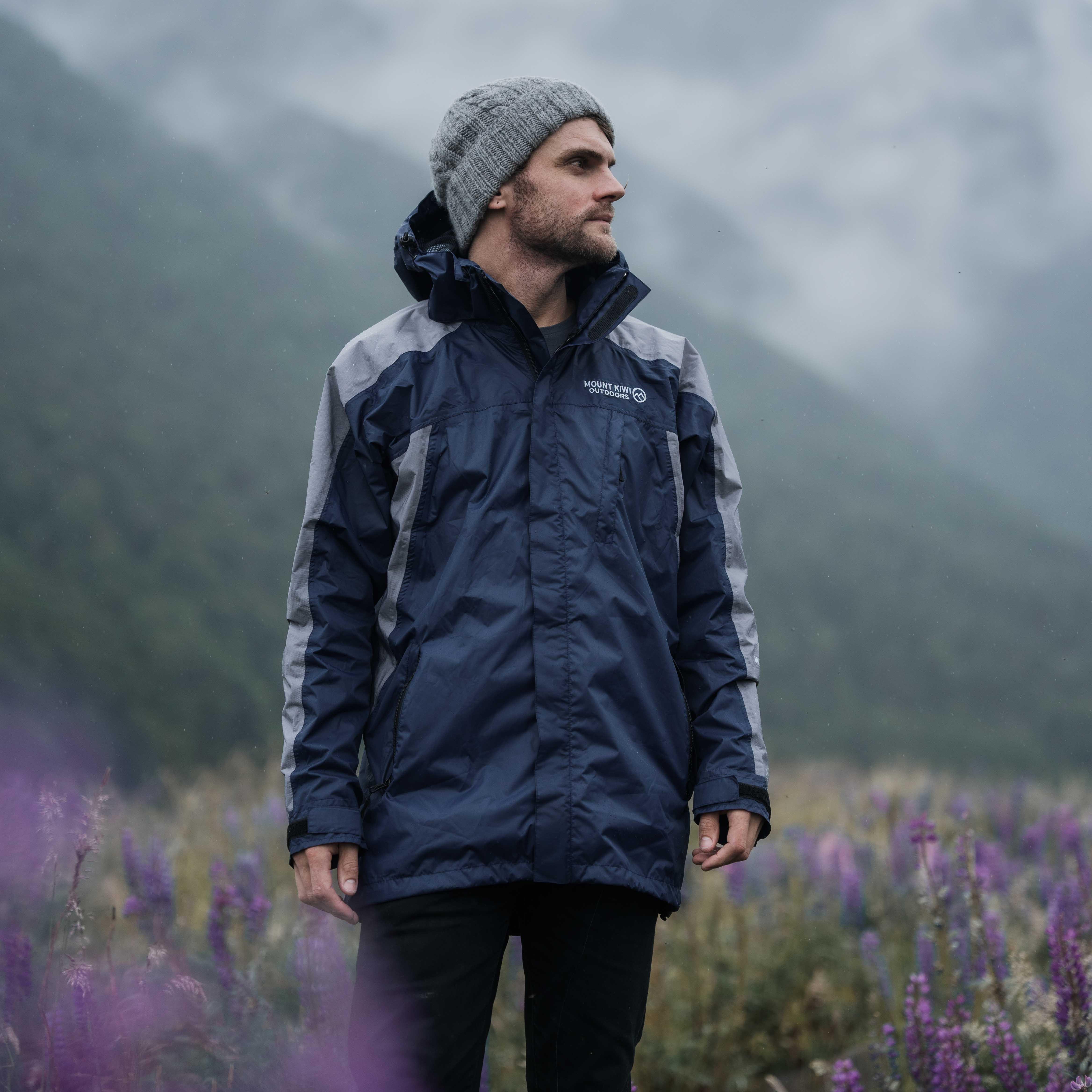 Ventura Waterproof Rain Jacket - Men Navy - Image 6