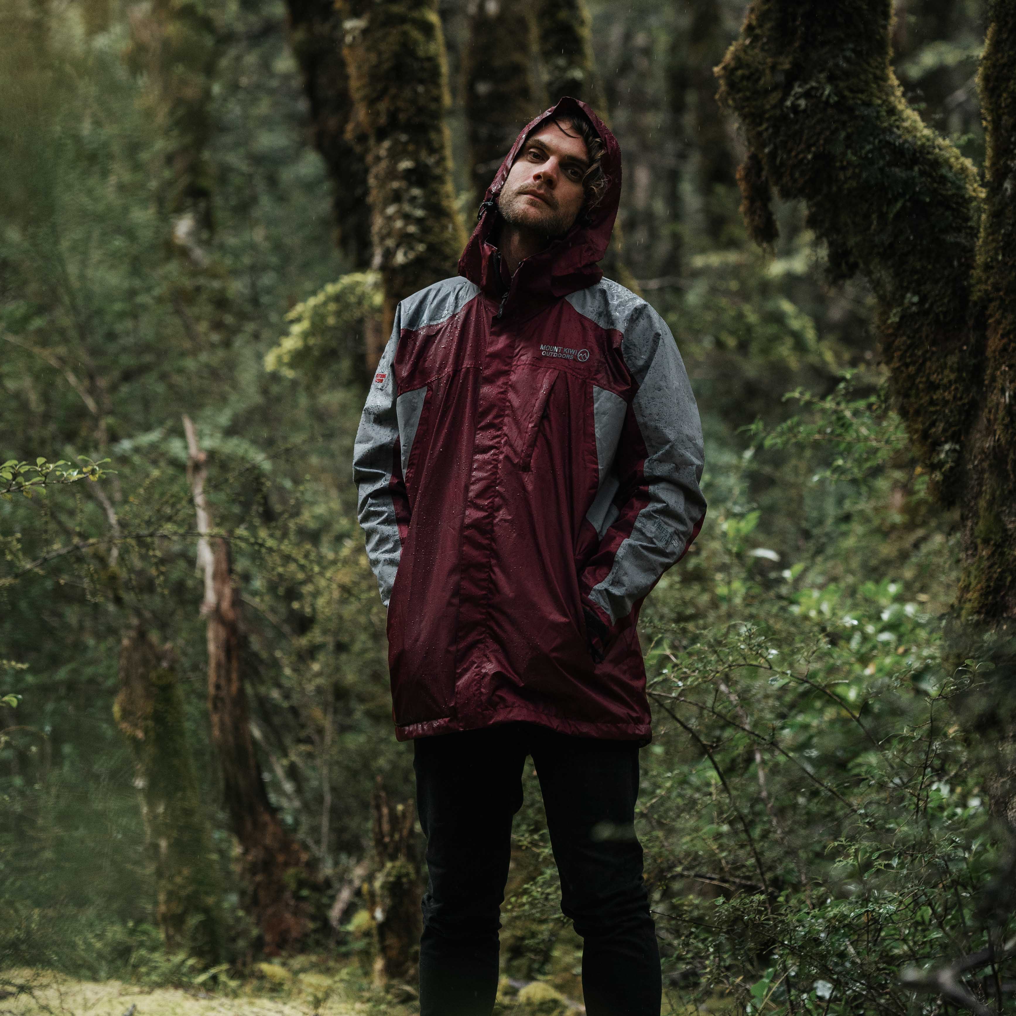 Ventura Waterproof Rain Jacket - Men Red - Image 4