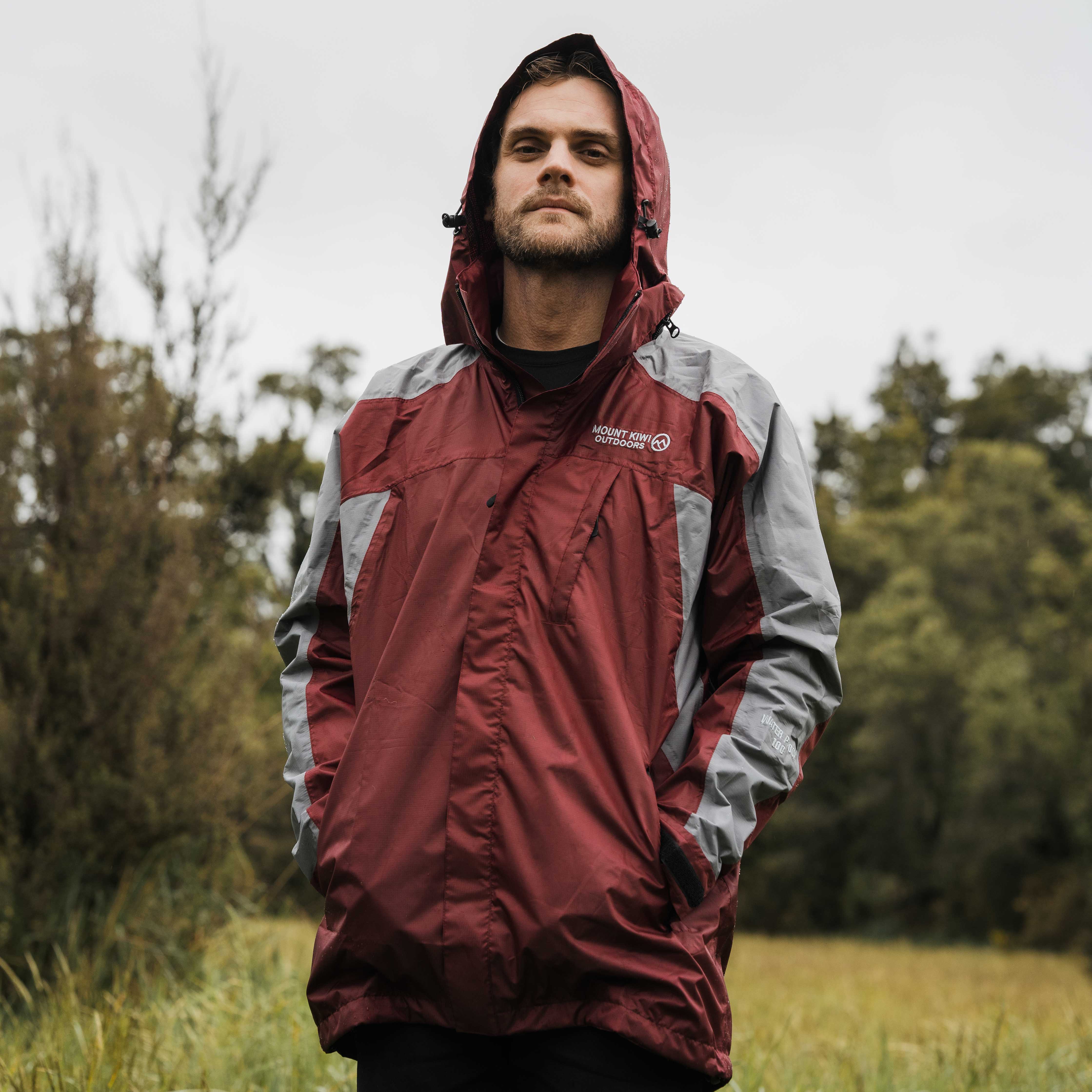 Ventura Waterproof Rain Jacket - Men Red - Image 5