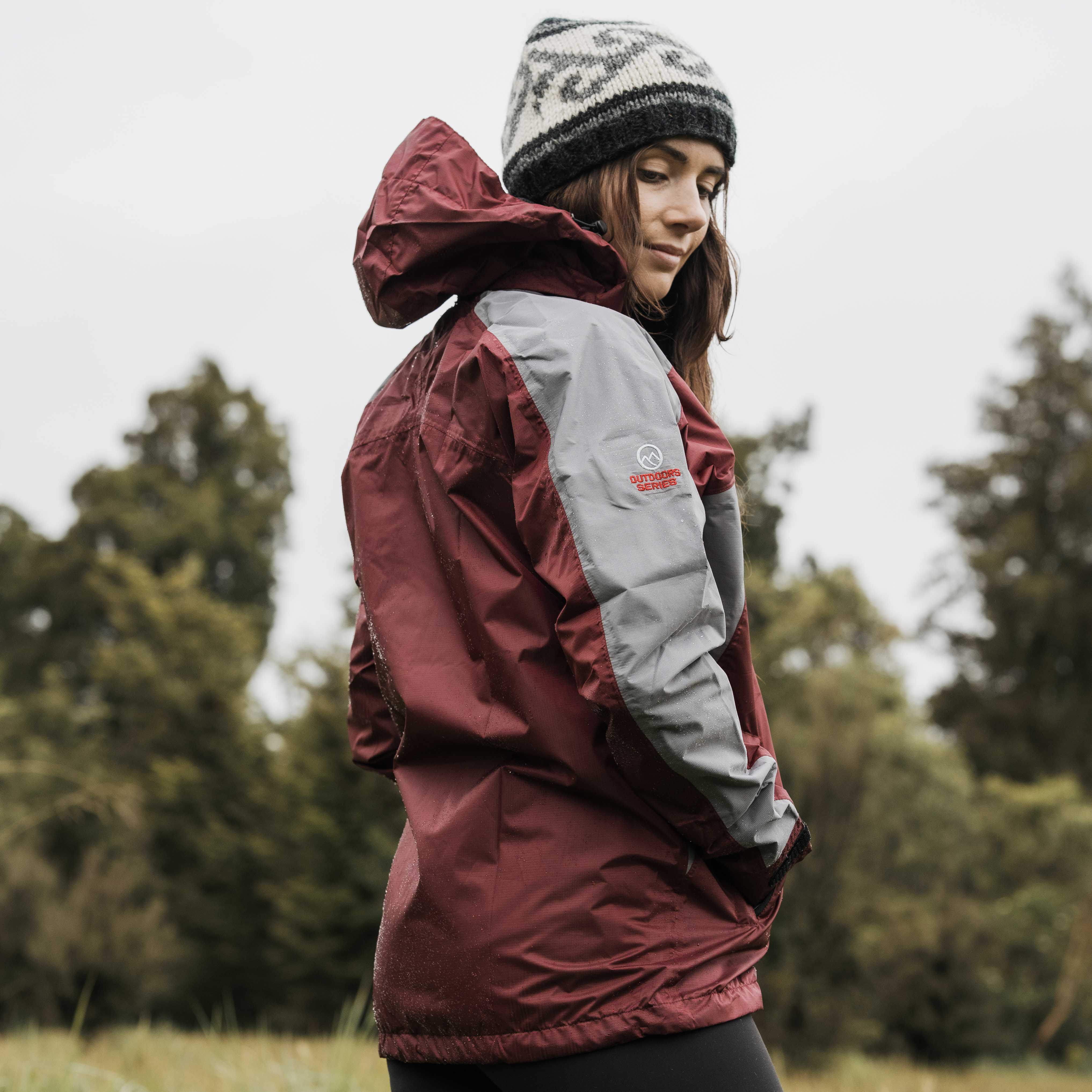 Ventura Waterproof Rain Jacket - Women Red - Image 3