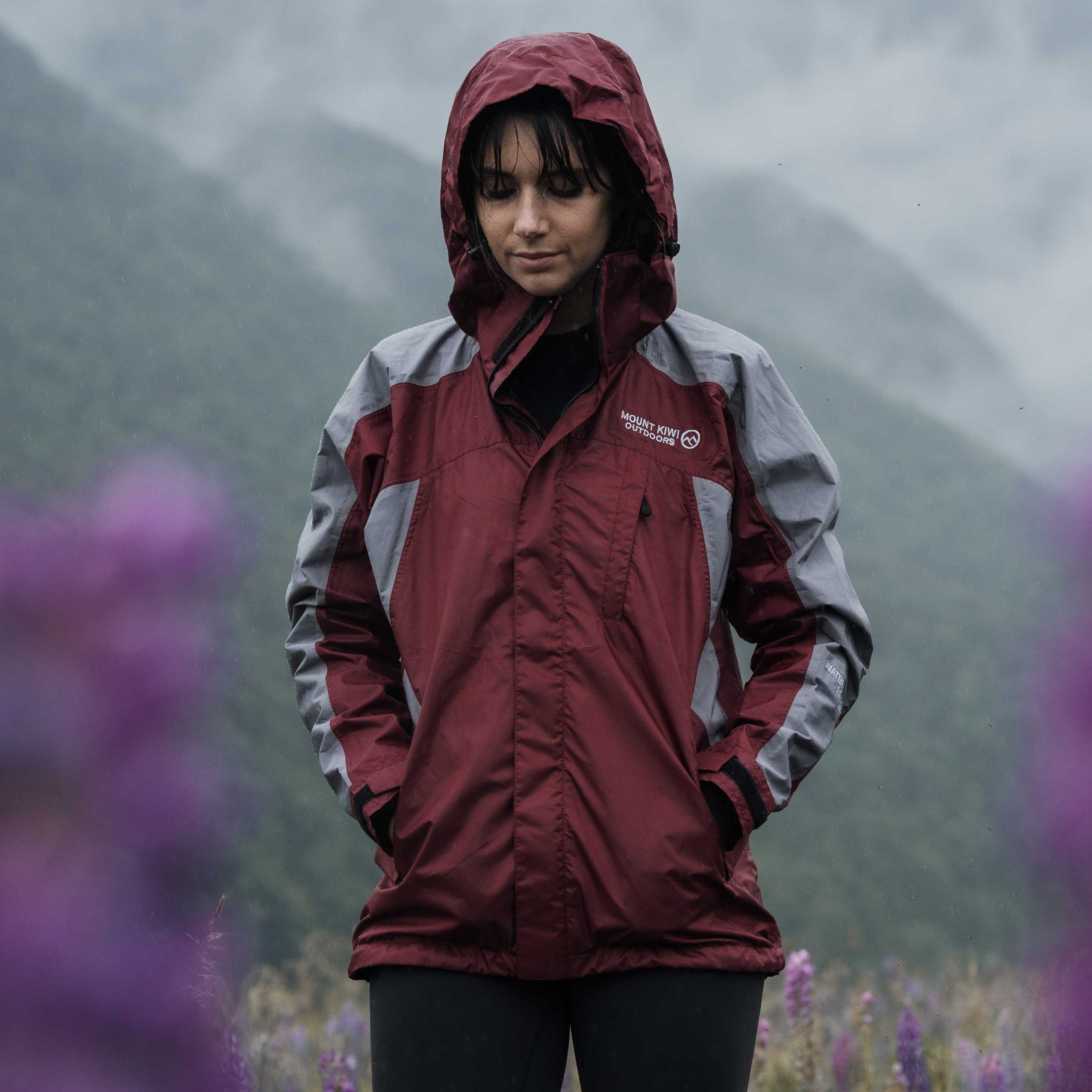 Ventura Waterproof Rain Jacket - Women Red - Image 5