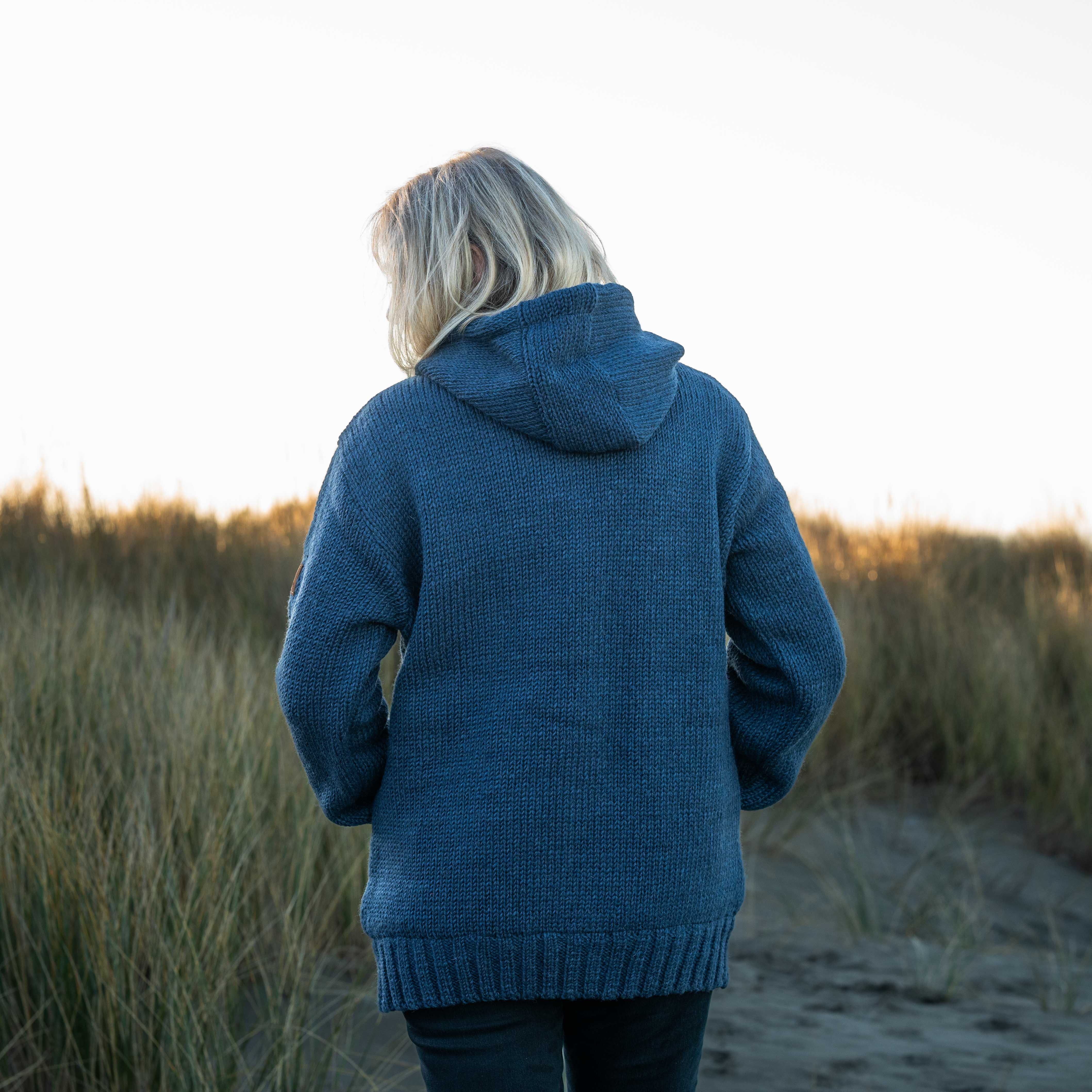 Women's Coastal NZ Wool Jersey - Denim - Image 4