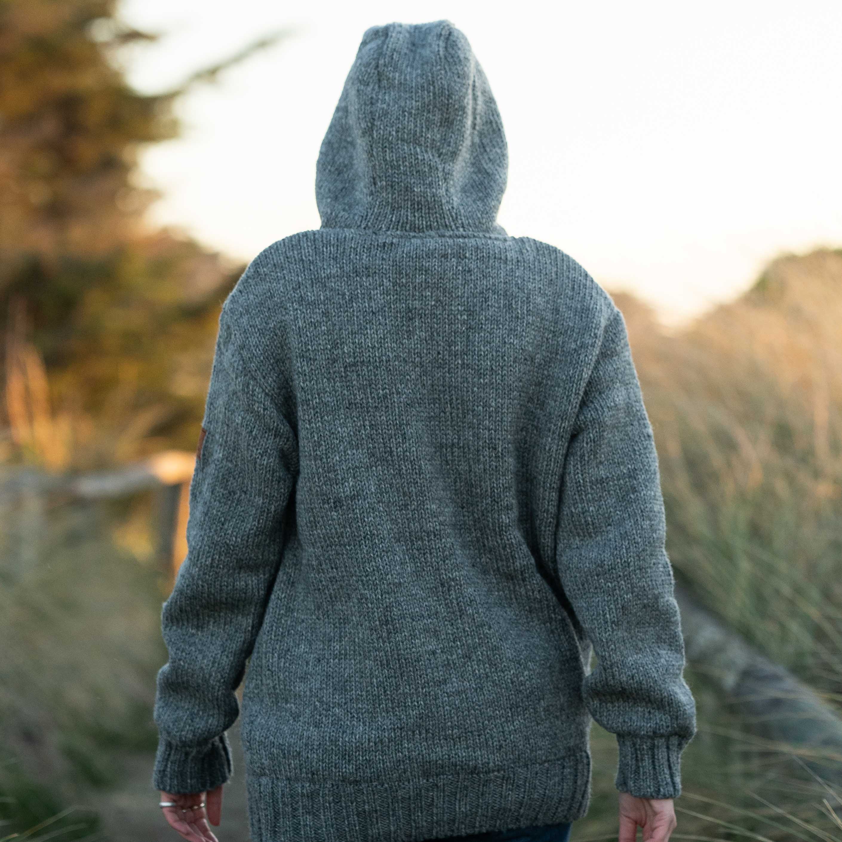 Women's Coastal NZ Wool Jersey - Grey - Image 5