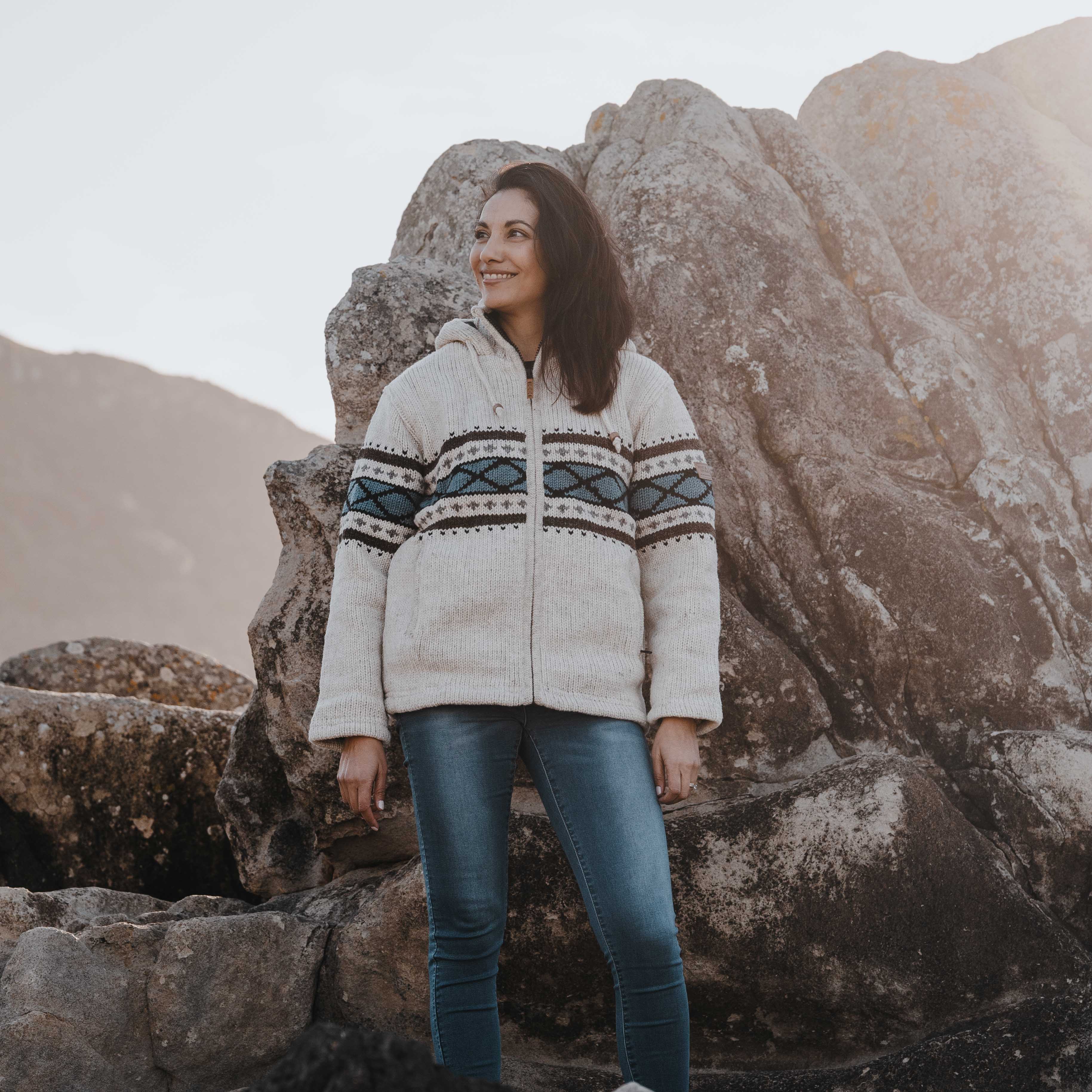 Women's Southern Alps NZ Wool Jacket - Image 3