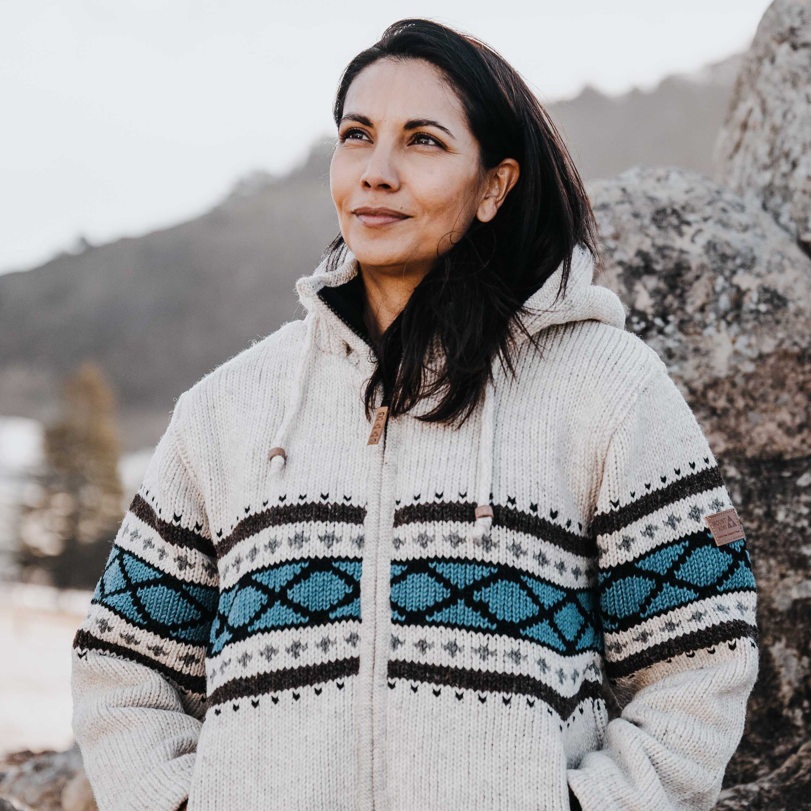 Women's Southern Alps NZ Wool Jacket - Image 4